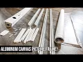 How To Put Together IKEA Aluminum Picture Frame For Canvas Prints!