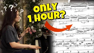 Time to Fry my Brain again... Ravel "Une Barque sur L'océan" | 1Min, 10Min, 1Hour Piano Challenge