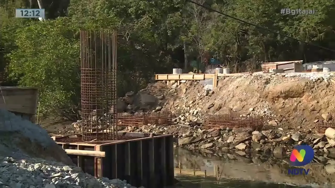 Ponte que liga Navegantes à Penha deve ser finalizada até outubro