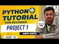 Project with Python GUI Application Python Tutorial with Begginners Gate at Zeal
