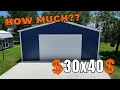 How much is a 30x40 Metal Storage with Concrete WolfSteel Buildings