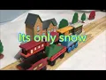 Thomas and friends Its only snow wooden railway remake