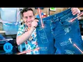Using LASERS to create my own customized pants Glowforge Pro