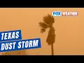El Paso Skies Turn Eerie Orange Amid Texas-Sized Dust Storm
