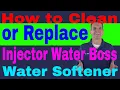Water Boss Water Softener Maintenance Repair - Clean or Replace Injector 5 Easy Steps