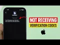 How To Fix iPhone Not Receiving Verification Codes