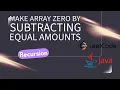 Make Array Zero by Subtracting Equal Amounts