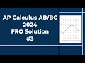 2024 AP Calculus Free Response