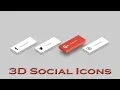 CSS hover effects 2018 3d social media icons icon hover effects css css isometric design