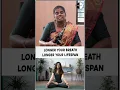 #bnwtamil Longer your Breath Longer your Lifespan Video Link : https://youtu.be/Y-4bL4IkkOA