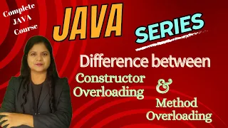 Difference between Constructor Overloading Method Overloading Java Lecture 31 Padho Engineering