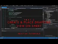 Revit API - Create Place Drafting View on Sheet
