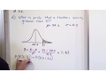 Lesson 15 - Finding Probability Using a Normal Distribution Part 4