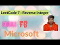 Leetcode 7 Reverse Integer