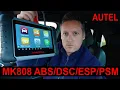 How to reset an ABS warning light with the Autel MK808 MaxiCOM OBD2 Pro Diagnostic Scan Tool