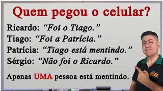 TESTE DE RACIOCÍNIO LÓGICO: Só 10% Acertam o Desafio 2