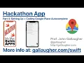 Hackathon Part 4 Google Place Autocomplete