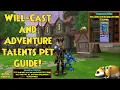 Willcasts and Adventure Talents Guide