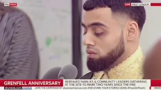 القارئ محمد أيوب عاصف يقرأ في الشوارع في لندن بحضور غير المسلمين بكاء الحضور Mohammad Ayyub Asif 