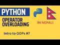 Operator Overloading in Python for beginner 60 Days of Python