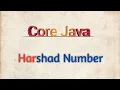 Harshad number Core Java l