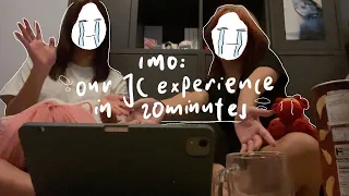 the sg junior college experience in 20 minutes in my opinion imo 
