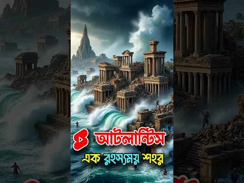 🔱 আটলান্টিস – হারিয়ে যাওয়া এক রহস্যময় শহর! 🌊 | Atlantis Mystery Explained #shorts #short #foryou