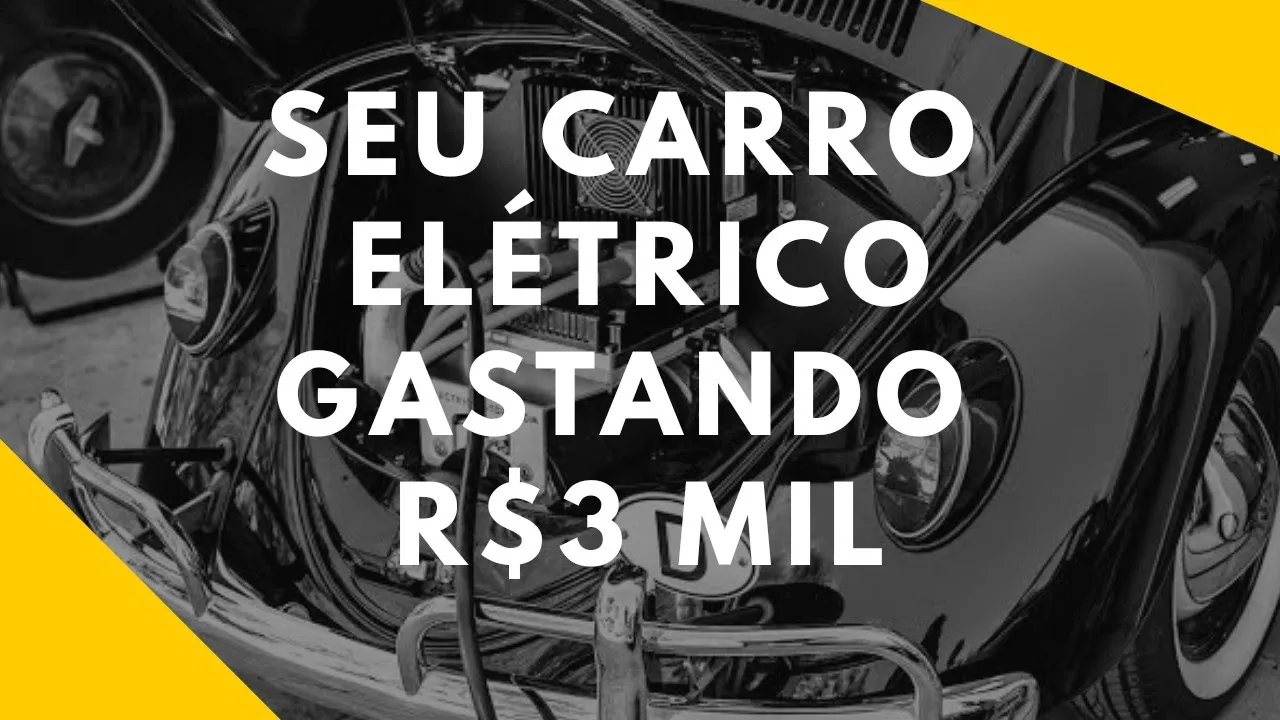 Carro elétrico gastando R$3 mil