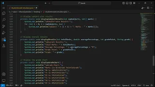Student Grade Calculator in Java Programming Internship 2023