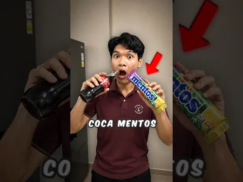 Uống Coca và Mentos cùng lúc sẽ bị gì?