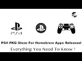 PS4 Jailbreak - PS4 PKG Store For Homebrew Apps Released