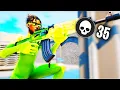 *NEW KILL RECORD* INSANE 35 kill win... (Solo VS Squads)