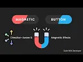 Magnetic Direction-Aware Button Effects CSS Javascript