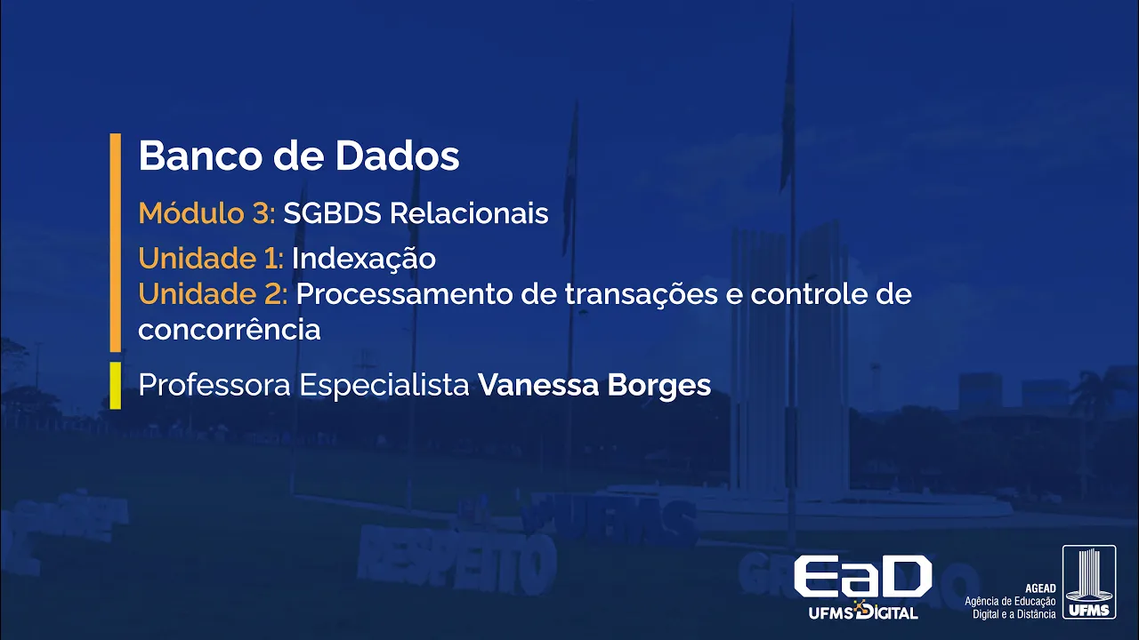 [UFMS Digital] Banco de Dados  M dulo 3