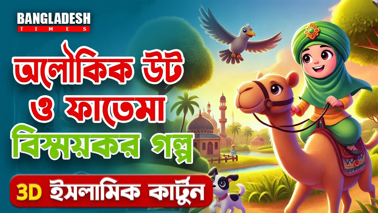 ফাতেমা (রা.) ও অলৌকিক উটের কাহিনী | প্রতিদিনের ইসলামিক কার্টুন