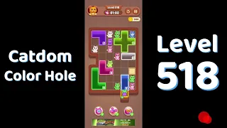 Catdom Color Hole Level 518 Screenshot
