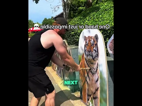 He Beat a Chimp Then Challenged a Tiger 😱 #shortsfeed