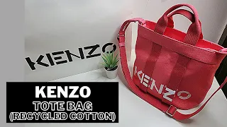KENZO TOTE BAG RECYCLED COTTON UNBOXING