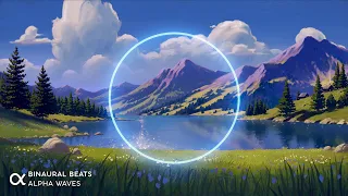 OVERSTIMULATED? ENTER ALPHA ★ 10Hz Binaural Beats | Forest, Water & Deep Downshift [NoAI]