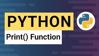 Python Tutorial 05 print function - Displaying Output in Python