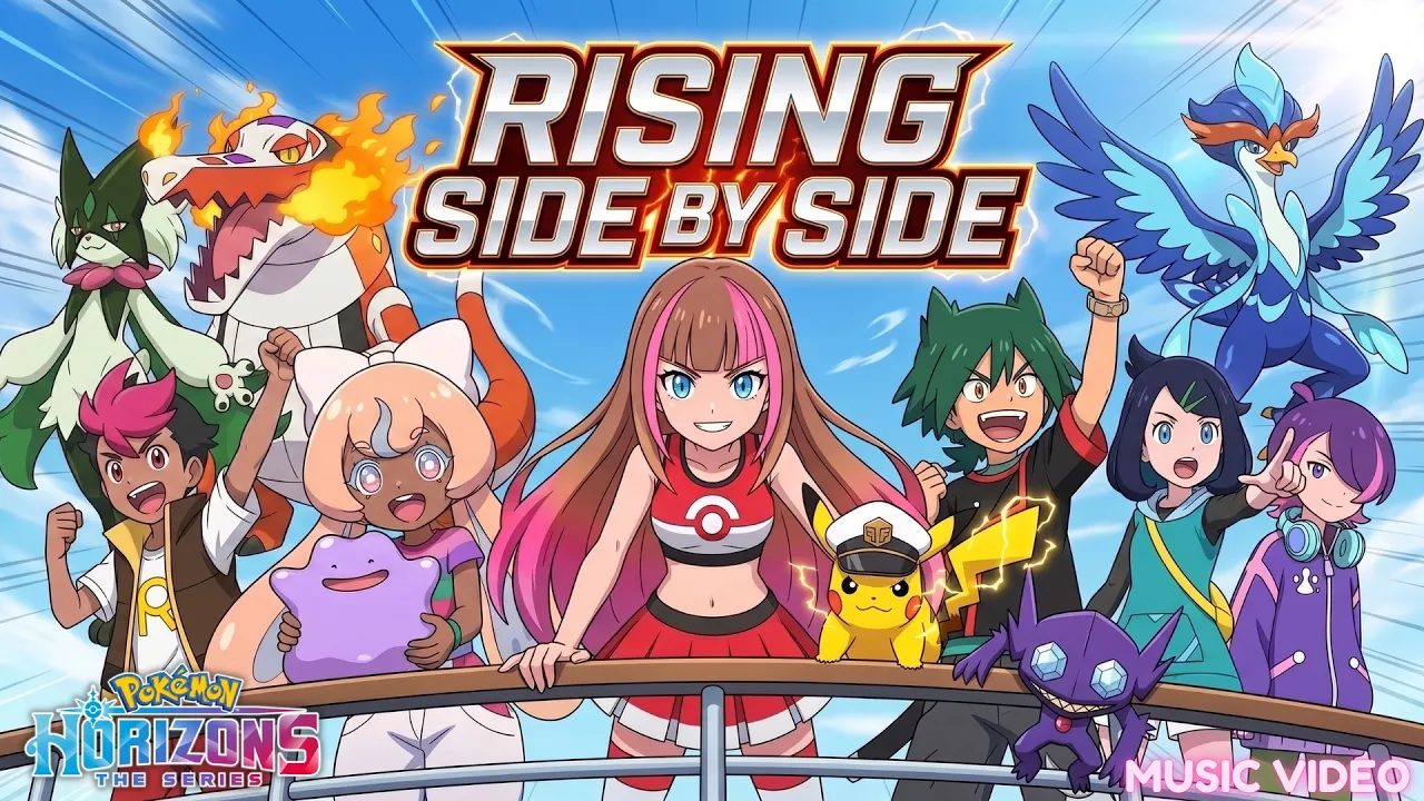 Rising Side By Side | from the Brave Olivine to the World Stage! (Pokémon Horizons AMV) | ELEXYA