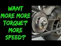 How To Ajust your Torque Converter to get more power or more speed