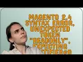 Magento Magento 2 4 syntax error unexpected token readonly expecting identifier