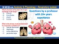 50 Respiratory system practice questions by professor
