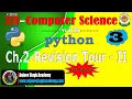 CBSE XII Ch -2 Python Revision Tour - II Tuple Part-3