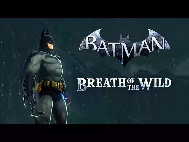 Zelda: Breath of the Wild - Batman walks by Hyrule