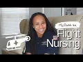 My Unconventional Path to Flight Nursing How I Became a Flight Nurse Flight Nurse Journey