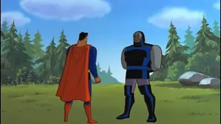 أول لقاء بين سيد الظلام وسوبر مان 