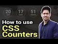 How to use CSS Counter - Web Design Bangla Tutorial