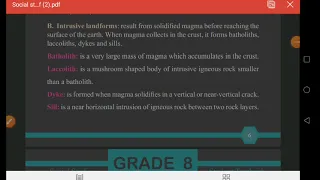 Grade 8 Social Studies Unit 1 